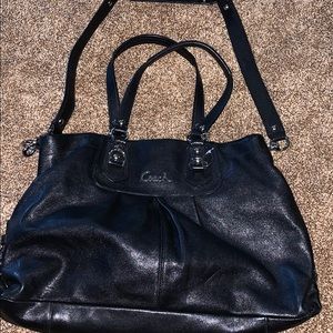 Black coach purse